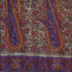 SOK NATURAL STRIPED PAISLEY JAMAVAR